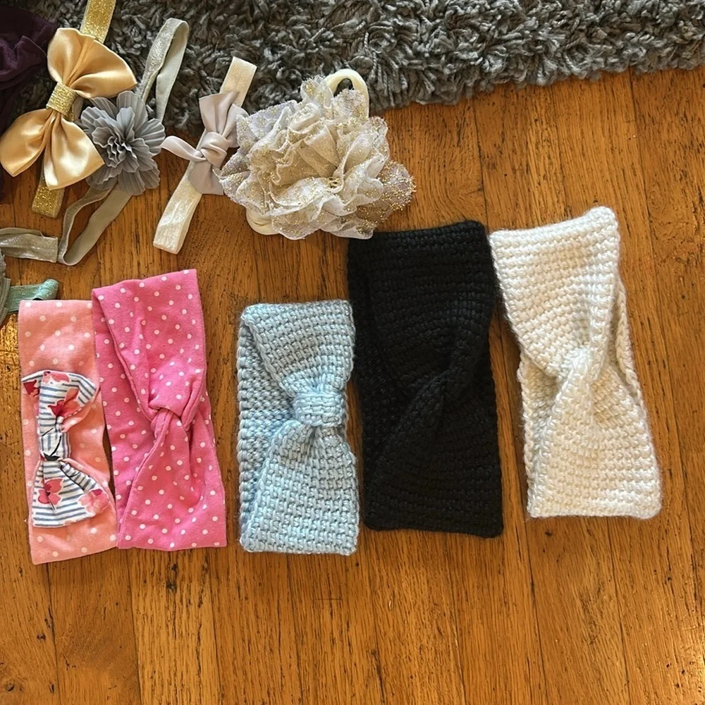 Toddler Girl Baby Headpiece Bundle